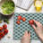 Ambesonne Modern Cutting Board Large Size Minimal Pattern Black White