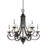 Earline 9 - Light Steel Dimmable Classic / Traditional Chandelier