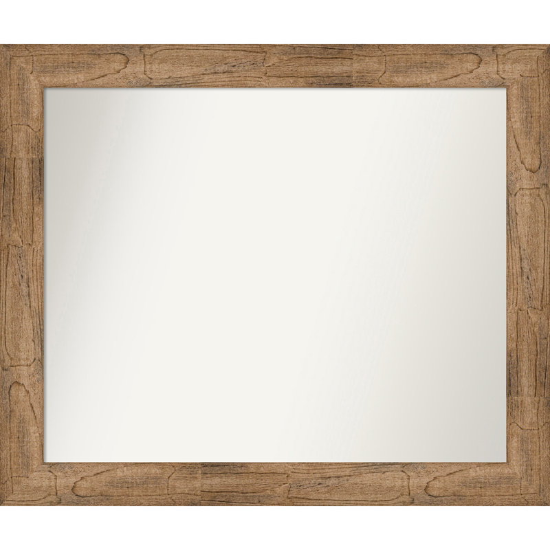 Timmy Solid Wood Wall Mirror, 31.5" x 37.5", Rectangle