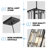 Wannanup 1 - Light Crystal Single Pendant Light Modern Metal Luxury Chandeliers-1675076942