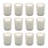 Votive Candles in Clear Glass Holders - 12 Count-21241600