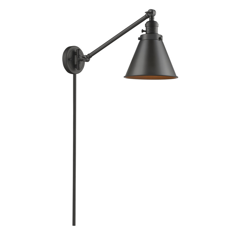 Lampe pivotante à 1 lumière à intensité variable Donovan, DEL, Bronze frotté à l'huile