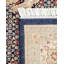 Tapis oriental bleu noué à la main One-of-a-Kind