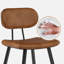 Ensemble de table de bar et tabourets 3 pièces avec rangement Tambour-349392495