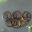 Décoration murale feuille d'or 38,5 x 22 x 4,2 po Seretha