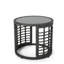 Table d'appoint grise, P 18,37 po x l 16,34 po, 11,75 lb, profondeur pratique de la table à boissons, bureau-958299191