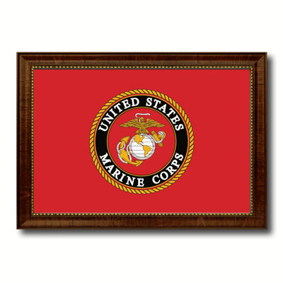 Emblème de l'US Marine Corps, impression sur toile, 27 x 39