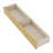 Twin Size Platform Bed for Kids with Guardrails, Low Profile Wooden Bed for Boys and Girls, Natural-1478587521-1478587520