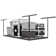 Maryorie Ceiling Mounted Overhead Steel Garage Storage Racks