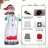 20FT Giant DISCO Lighted Inflatable Skiing Snowman