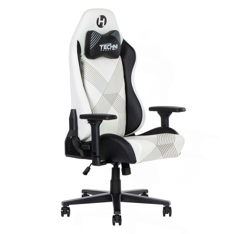 Comfort Gaming Chair for Home Offices, White