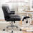 Criss Cross  Ergonomic PU Leather Office Chair with Flip up Backrest and Armrests-93352071