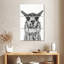 Brampt Happy Alpaca en noir et blanc-108587903