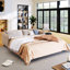 Canapé-lit rembourré avec grand matelas Nero 2-en-1-1706953307