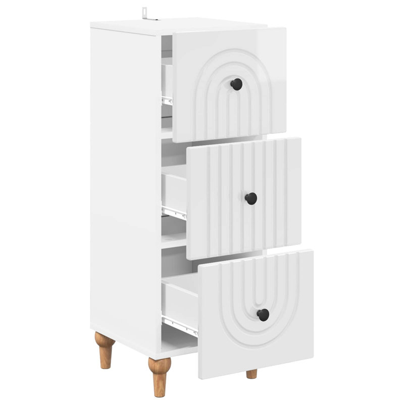 Standard Accent Chest, High Gloss White
