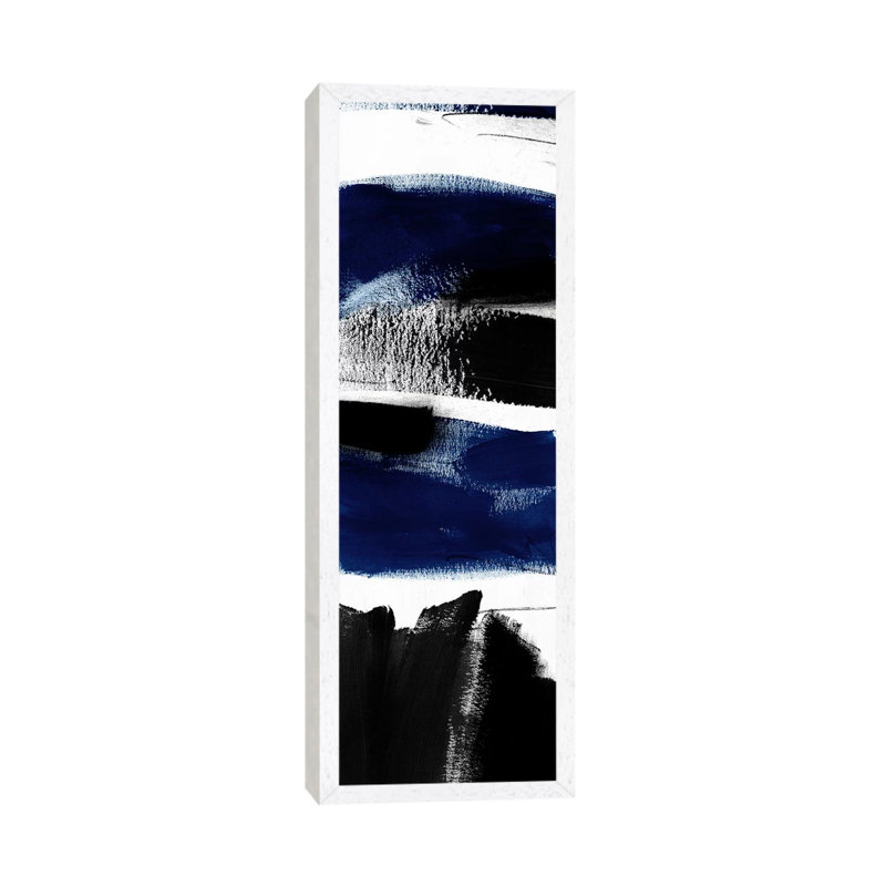 Capsize by Isabelle Z - Panoramic Painting on Canvas, White Framed, 121.92 cm H x 40.64 cm W