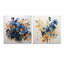 «Blue Orchid S Whispered Symphony», ensemble de 2 verres muraux en acrylique-1943121313