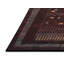 Tapis abstrait marron / jaune-1090317449