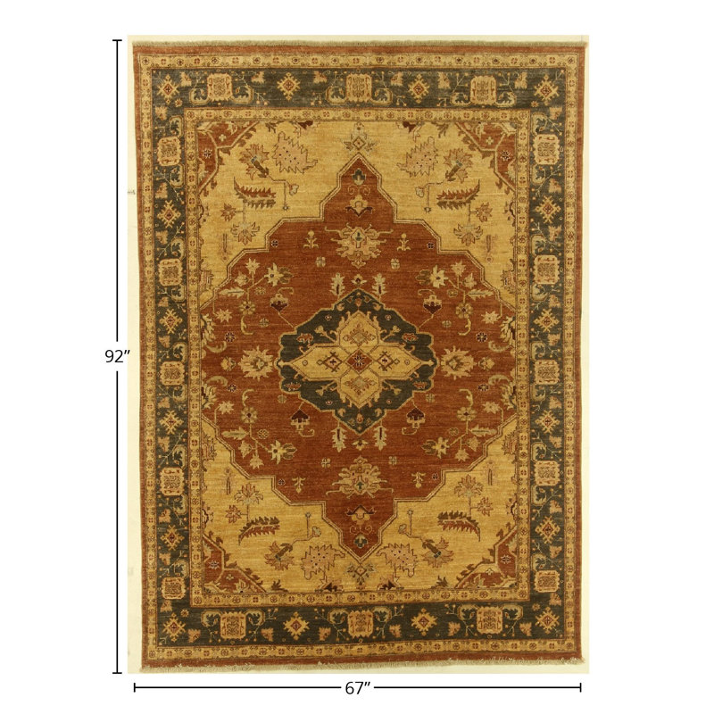 Rectangle 5'7'' X 7'8'' Area Rug