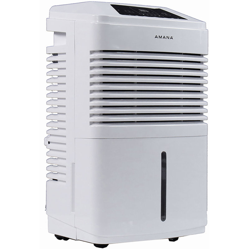 Amana 48 Pint White Portable Dehumidifier with Humidistat