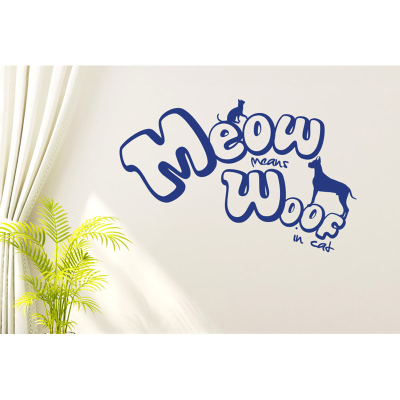 Non-Wall Damaging Wall Decal, Medium, Dark Blue