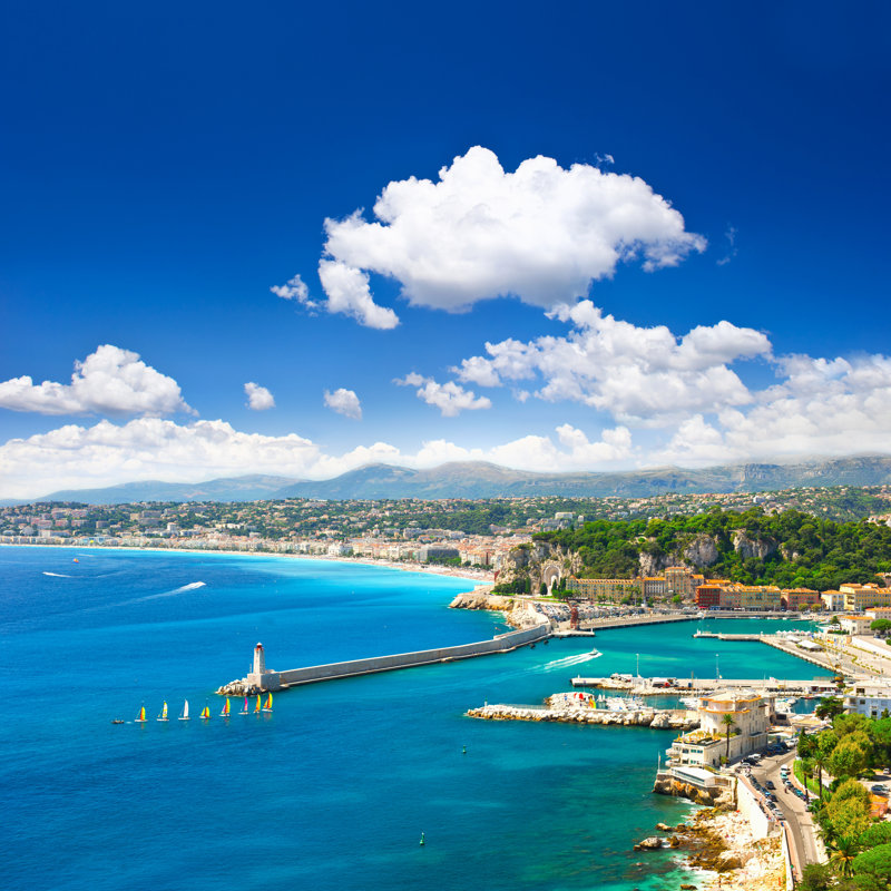 Mediterranean Resort by LiliGraphie - Wrapped Canvas Print, 30cm H x 30cm W