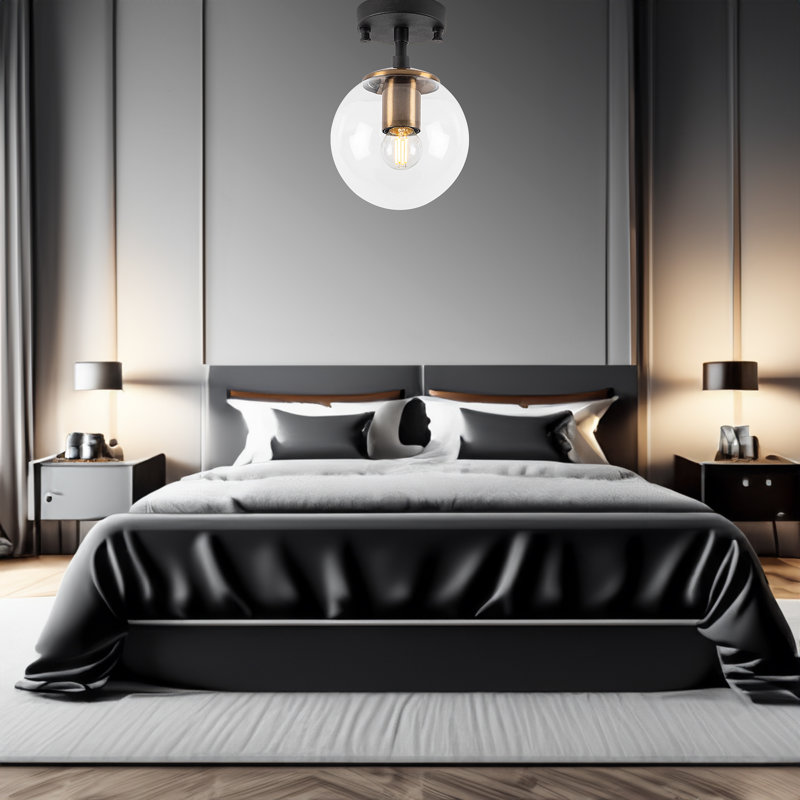 Luminaire suspendu sphère 1 lumière Bengtson