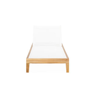 Chaise longue en teck Classic