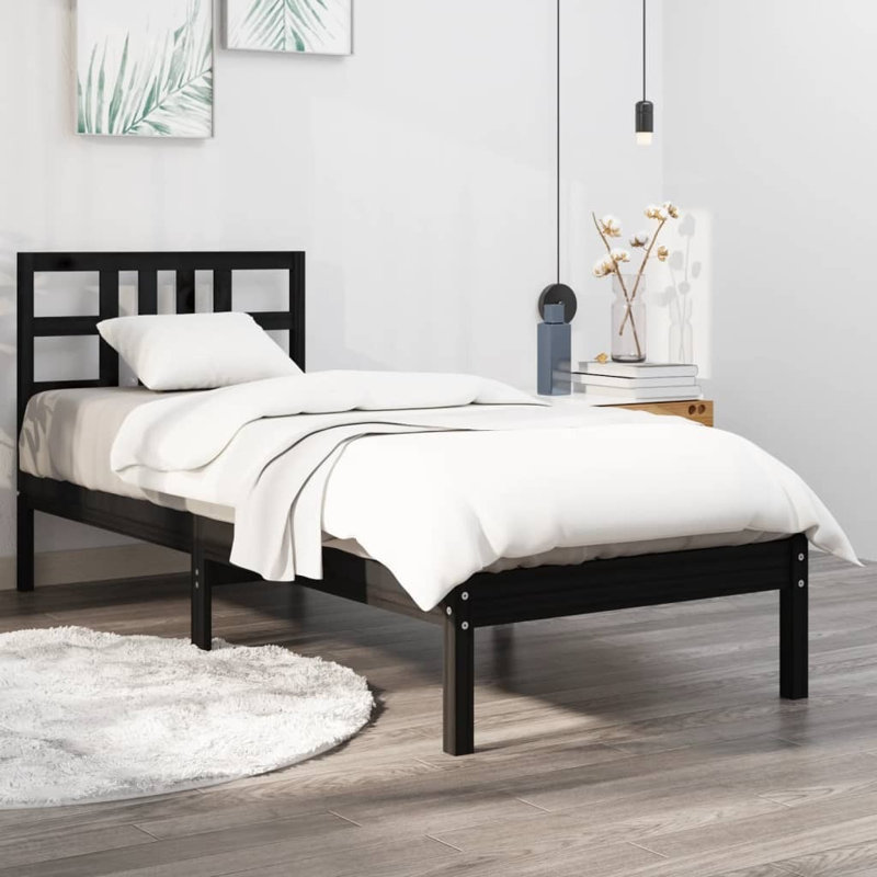 Michiya  Bed, Grey, 200 x 200cm
