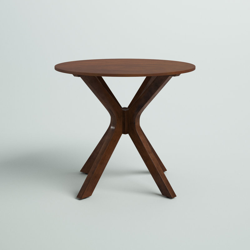 Digennaro Round Dining Table, 29.9" H x  44.9" L x  44.9" W, Walnut