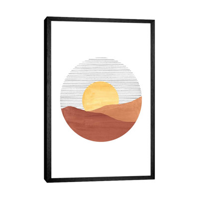 Abstract Sunset by Whales Way - Print on Canvas