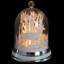 Wintery Woodland Scene Bell Jar Christmas Decor Night Light