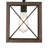 1 - Light Kitchen Lantern Square/Rectangle Pendant UL Certified-275312070
