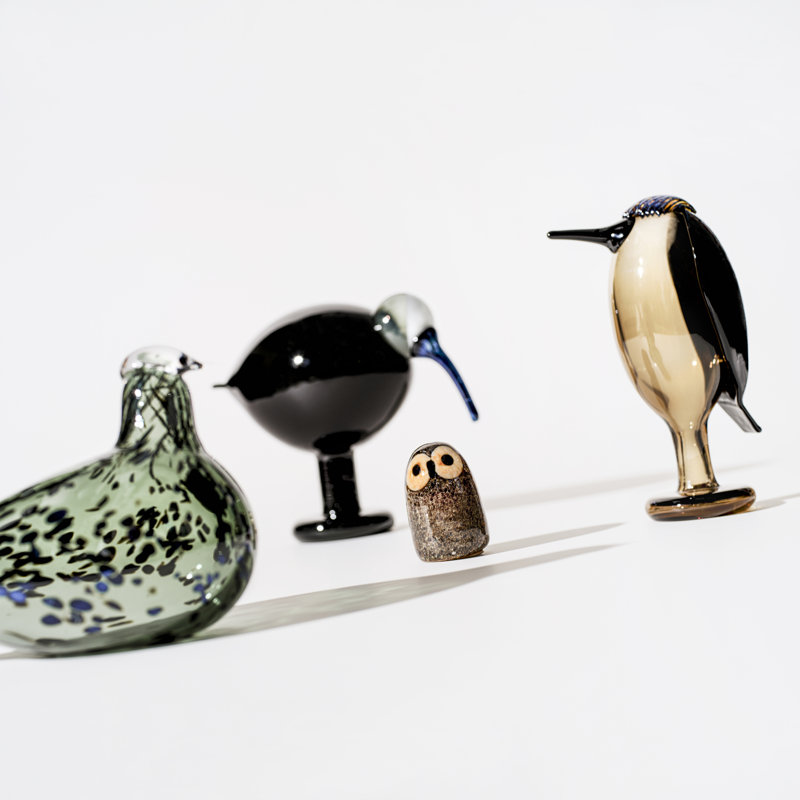 Birds by Toikka Reed Warbler Bird Figurine, Pine Green
