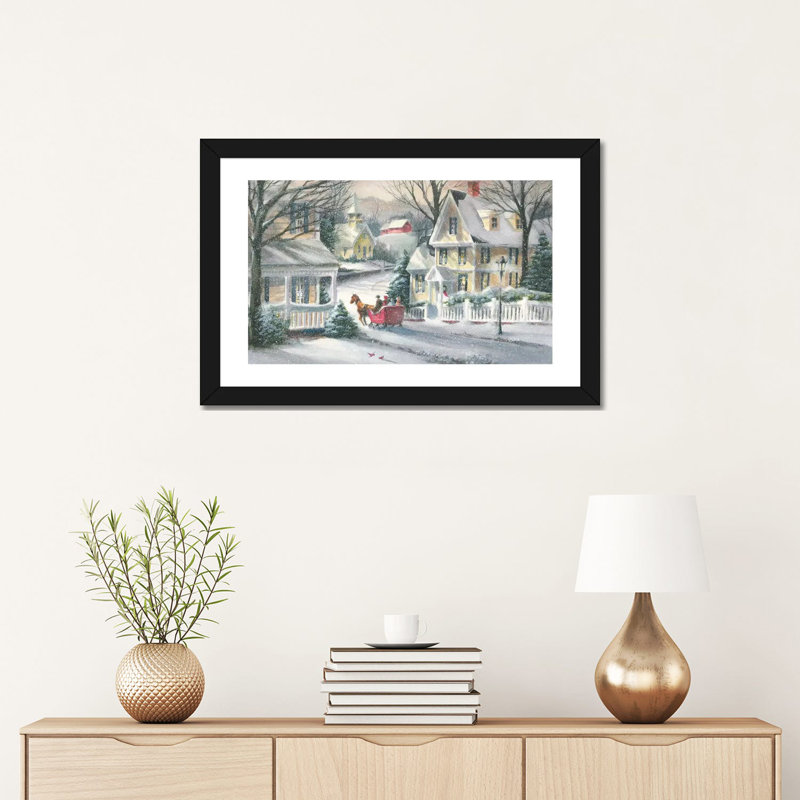 «Positano Spring View, Amalfi Coast, Italy» par George Oze - impression, H 16 po x l 24 po x P 1 po, Papier encadré blanc