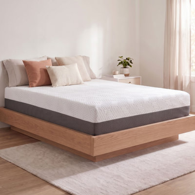 Epernay 10 in. Queen Medium Firm Gel Memory Foam Mattress with Temperature Regulating Cooling Cover