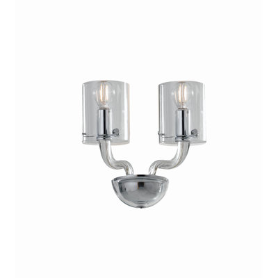 Linkwood Glass Candle Wall Light