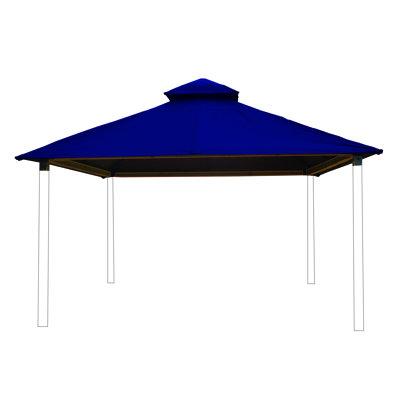 Fixation de toit L 12 pi. D Pavillon de jardin en bois massif