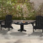 Table de conversation extérieure en PEHD Kahn-1059957625