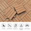 Ensemble de tuiles de terrasse en bois et en plastique composite de 20 pièces-110538440