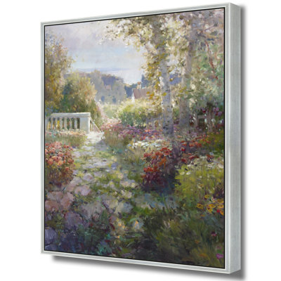 Garden Stairway To Morning Print