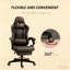 Fauteuil inclinable pivotant en cuir Pu