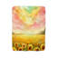 Douces fleurs de tournesol - couverture en sherpa de qualité supérieure - reproduction d'art luxueuse-97620974