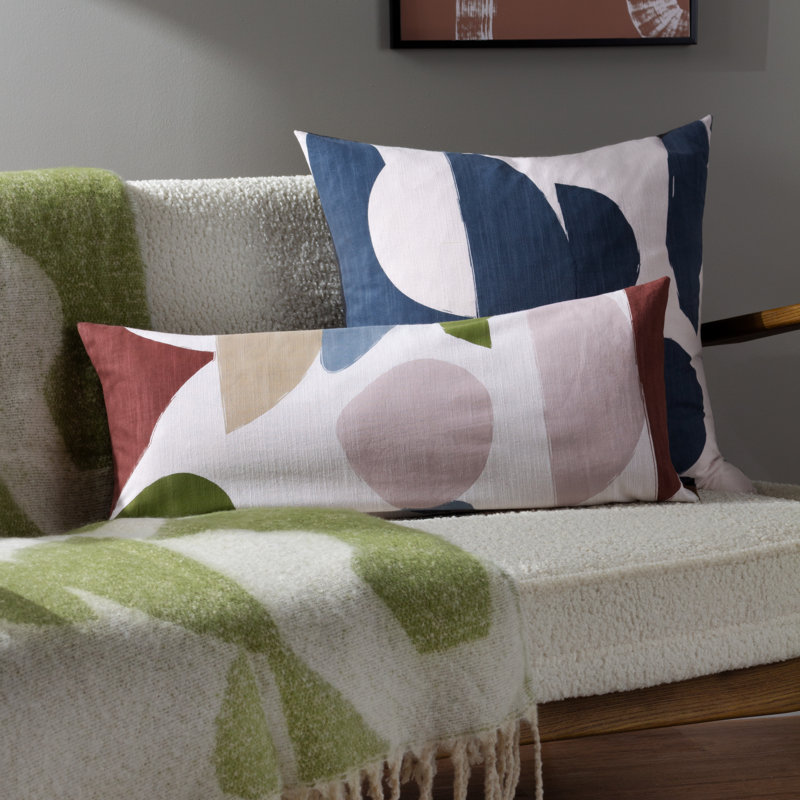 Gragston Throw Cushion Covers, 55cm H x 55cm W, Navy
