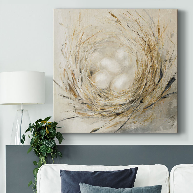Œillets botaniques neutres sur toile
