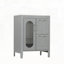 Armoire de salle de bain avec deux tiroirs et porte-261322777