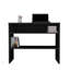Bureau bibliothèque H 31,5 po, avec 2 tablettes et 2 pieds, noir-38822891