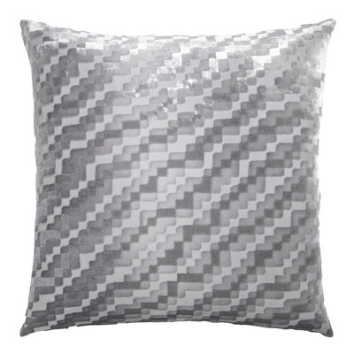 Heirloom Geometric Velvet Reversible Throw Pillow