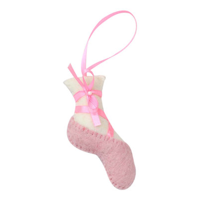 Figurine suspendue feutre ballet