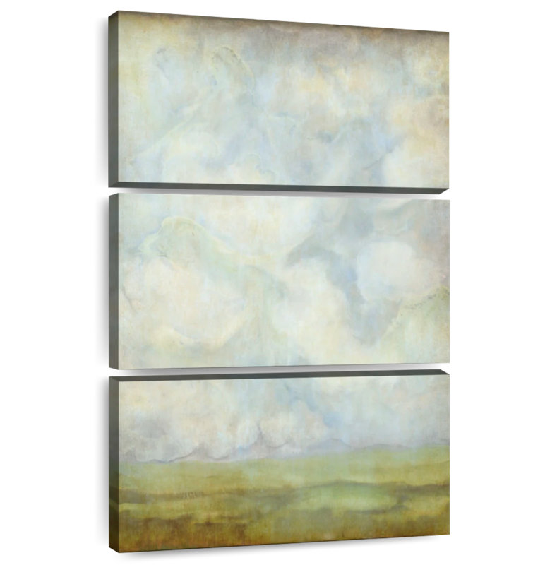 Avery Aged Abstract Landscape I, 57" H x 36" W